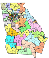 State senate map