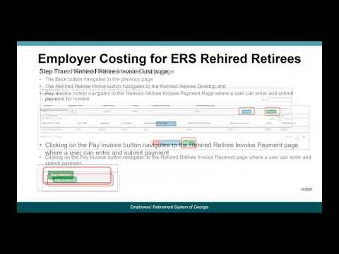 Video: How to Submit Payment for Rehired Retiree Costs